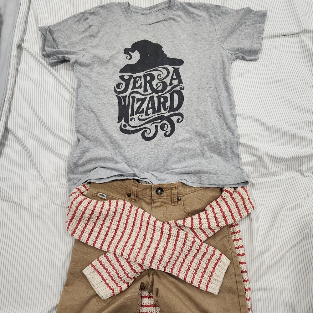 Gray 'Yer a Wizard' Kids T-Shirt